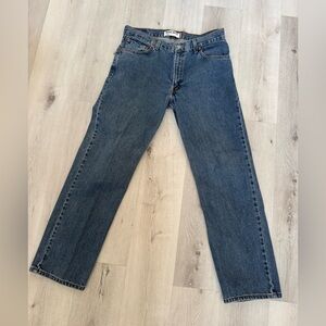 Vintage Levi's Men's Straight Jeans in Classic Blue